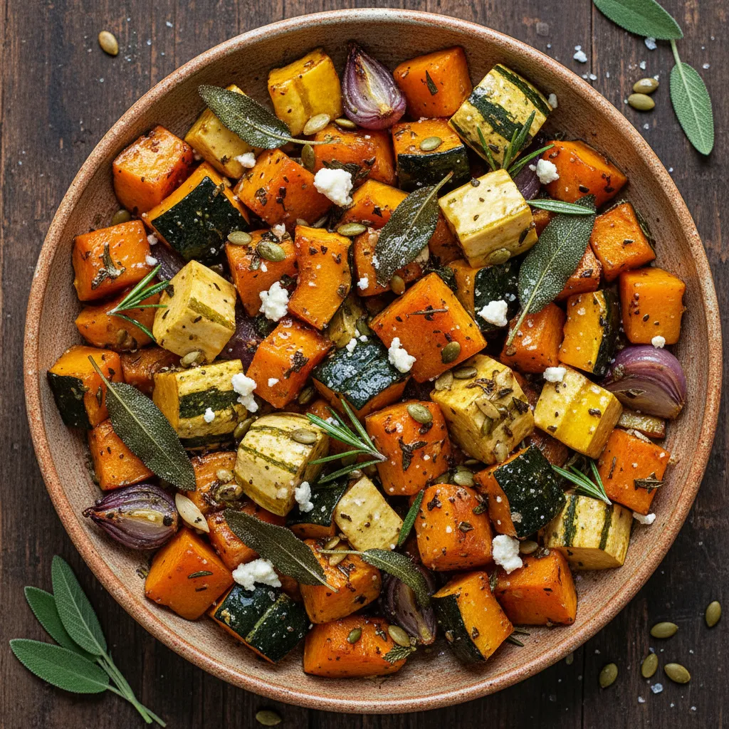Autumn Squash Medley with Sage Infusion