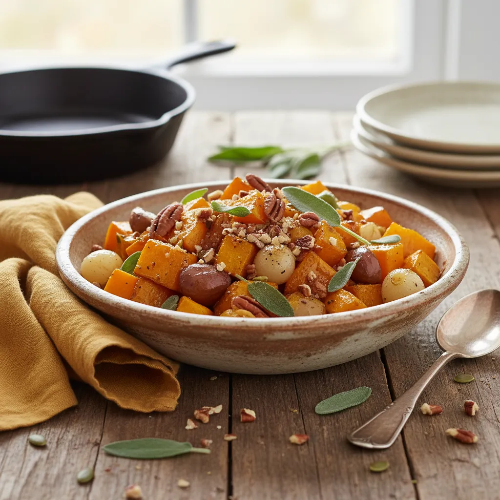 Autumn Squash Medley with Sage Infusion