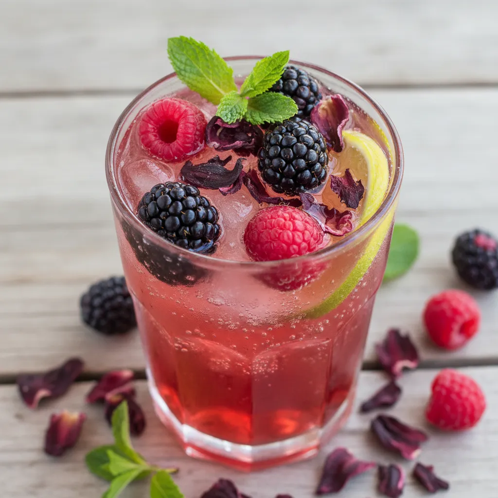 Berry Hibiscus Sparkling Refresher