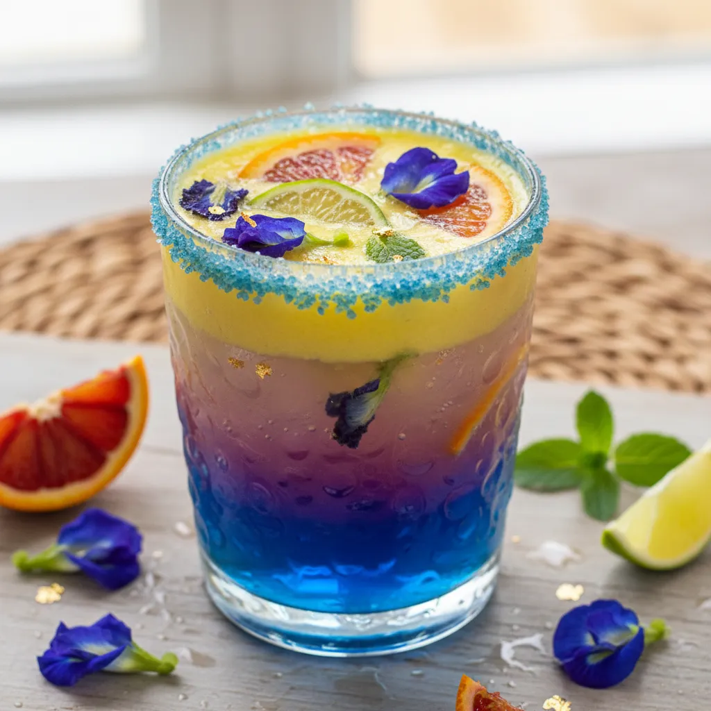 Butterfly Pea Blooming Citrus Elixir