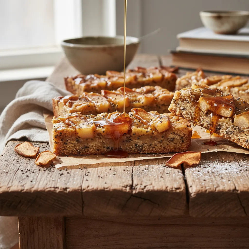 Caramelized Maple Pear Chia Energy Bars