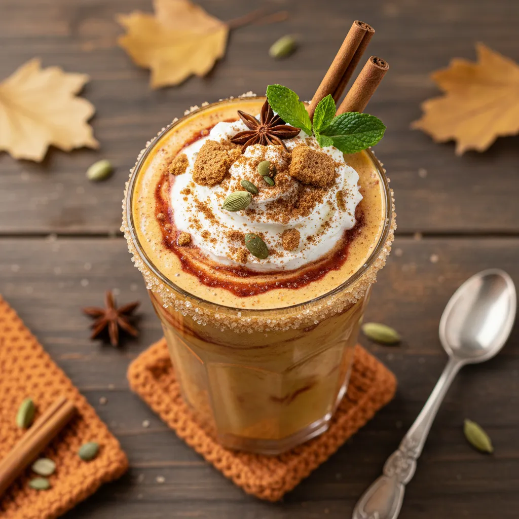 Chai-Infused Pumpkin Spice Smoothie with Oat Milk