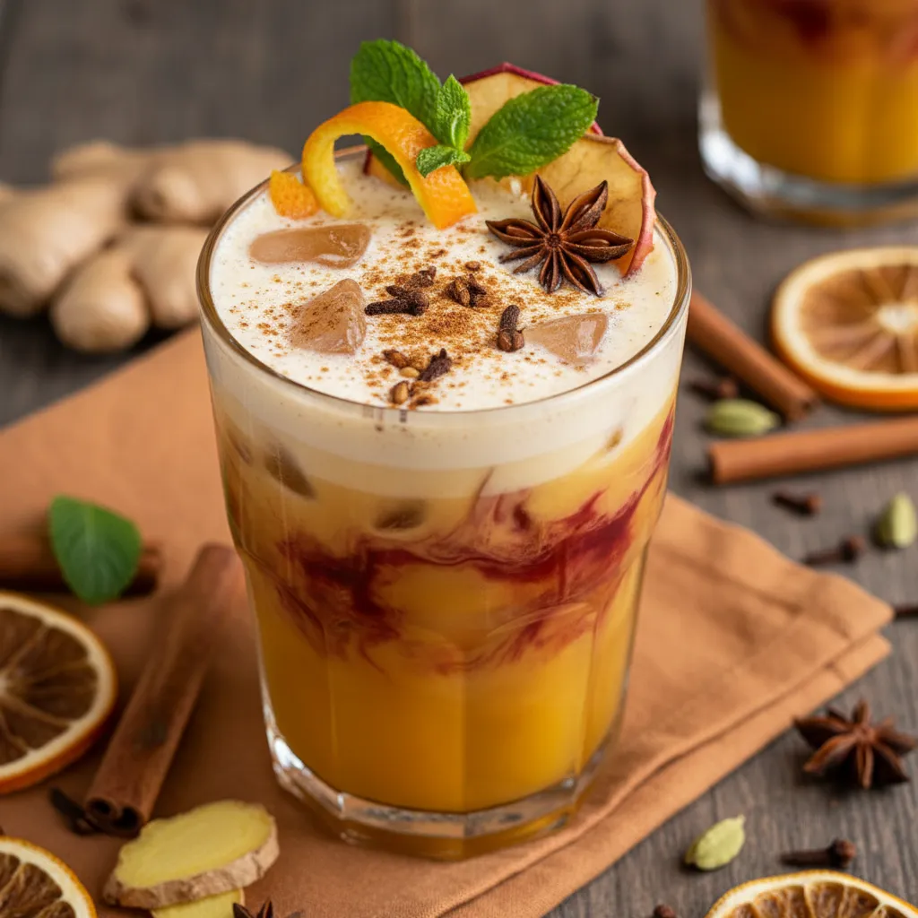 Chai-Spiced Turmeric Citrus Cooler