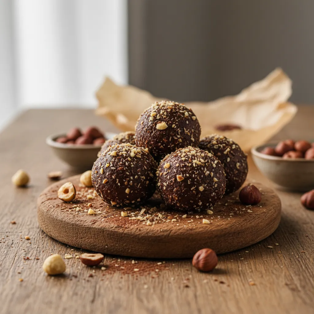 Chocolate Hazelnut Energy Balls