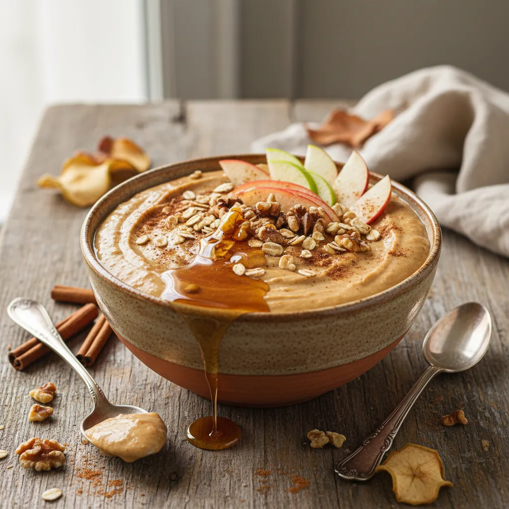 Cinnamon-Spiced Maple Apple Smoothie Bowl