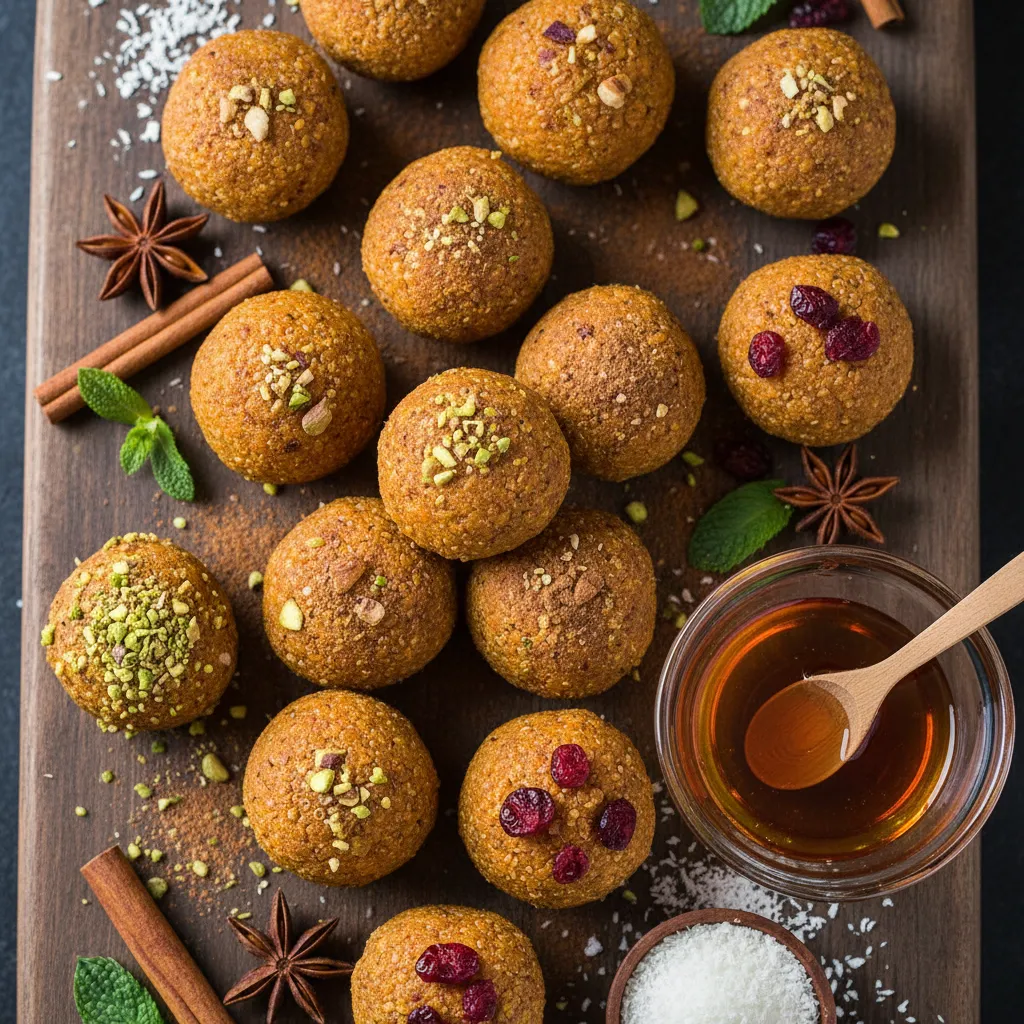 Cinnamon-Spiced Sweet Potato and Quinoa Power Balls