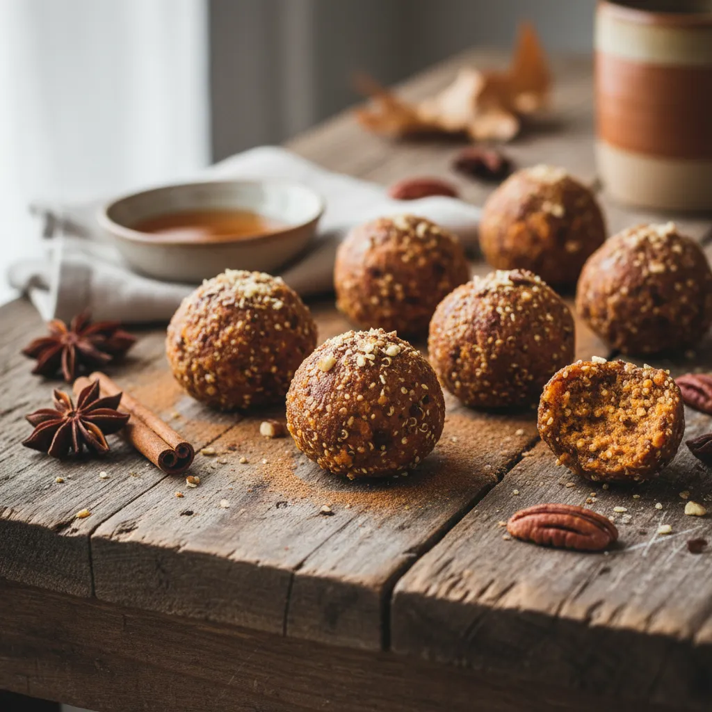 Cinnamon-Spiced Sweet Potato and Quinoa Power Balls