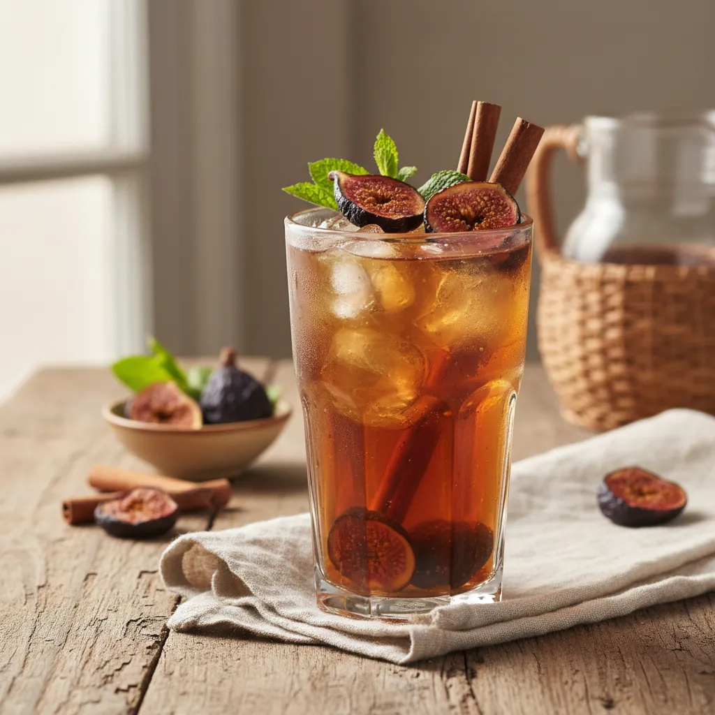 Cinnamon Fig Infused Herbal Iced Tea