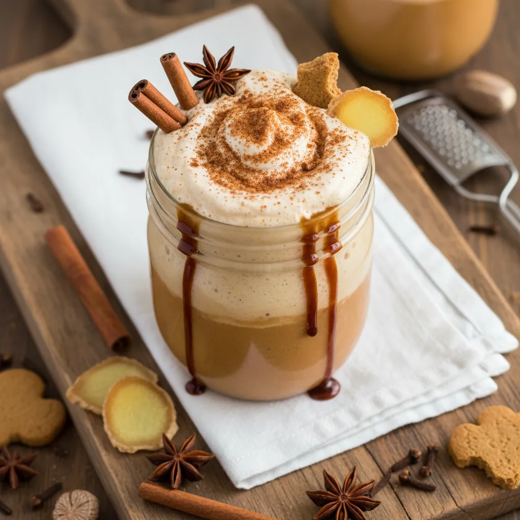 Cinnamon Infused Gingerbread Spice Smoothie