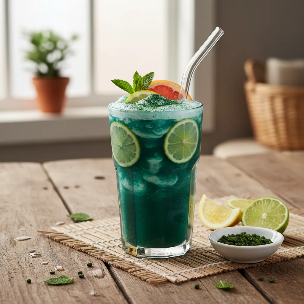 Citrus Breeze Spirulina Smoothie