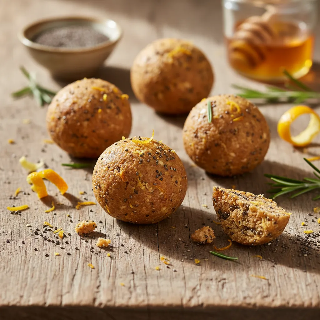 Citrus Rosemary Chia Energy Bombs