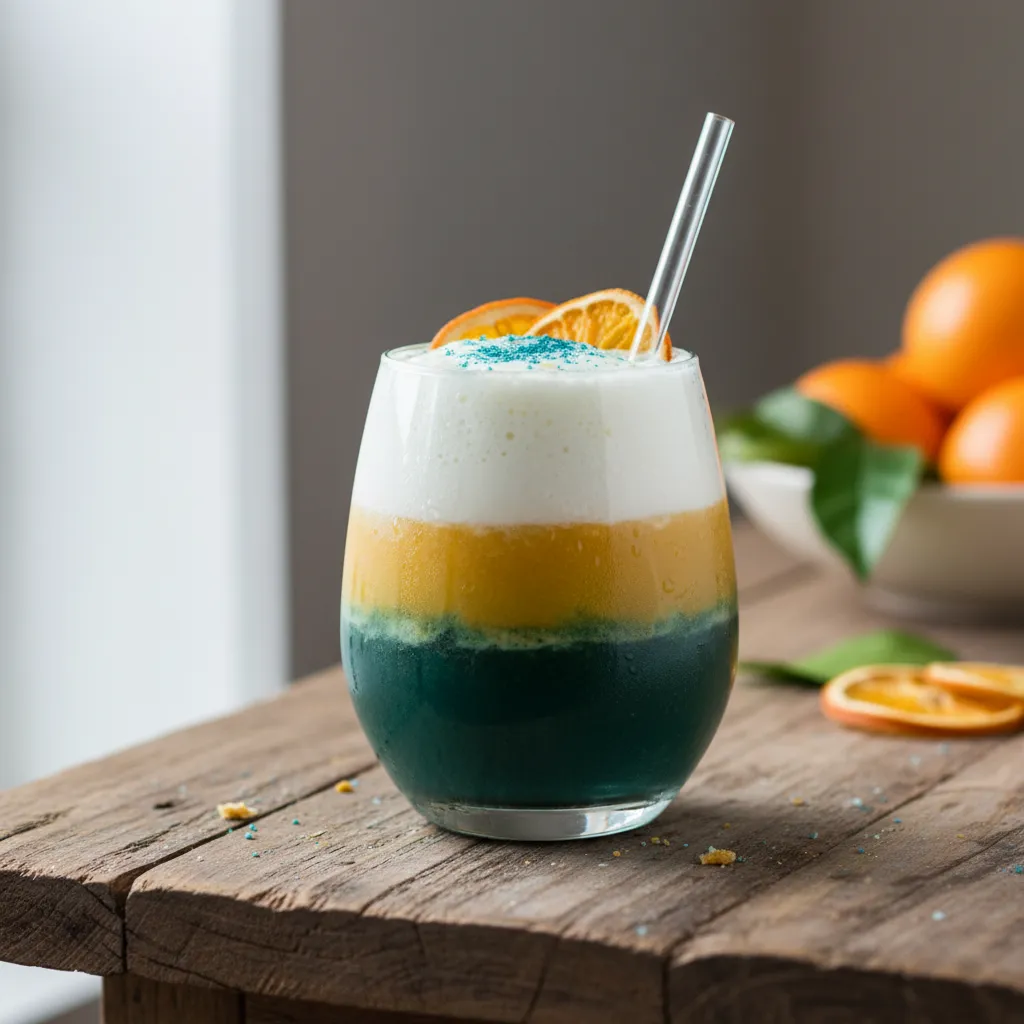 Citrus Spirulina Sunrise Smoothie