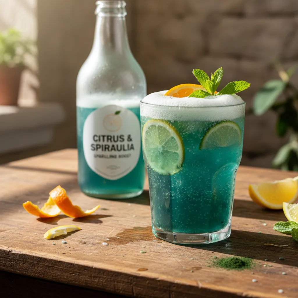 Citrus & Spirulina Sparkling Boost