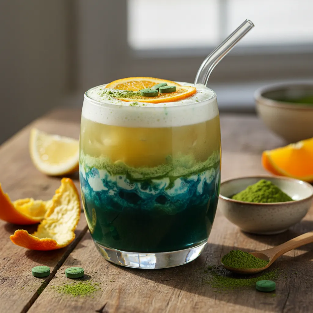 Citrus and Matcha Infusion with Spirulina Boost · All Special Recipes