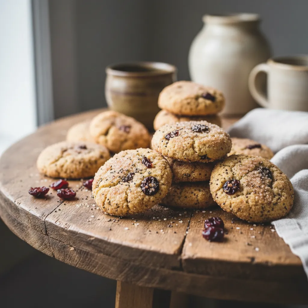Cranberry Chia Snickerdoodle Bites