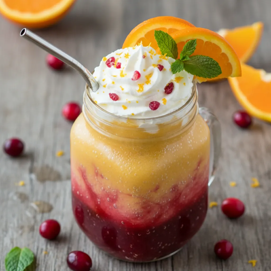 Cranberry Citrus Sparkler Smoothie