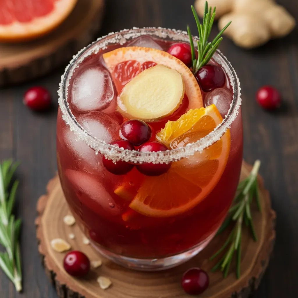 Cranberry Citrus & Ginger Infusion Mocktail