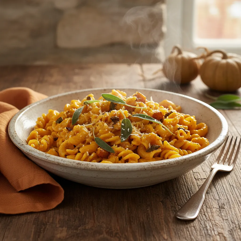 Creamy Pumpkin Sage Pasta
