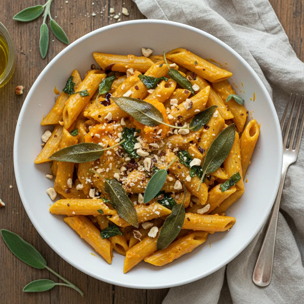 Creamy Pumpkin Sage Pasta