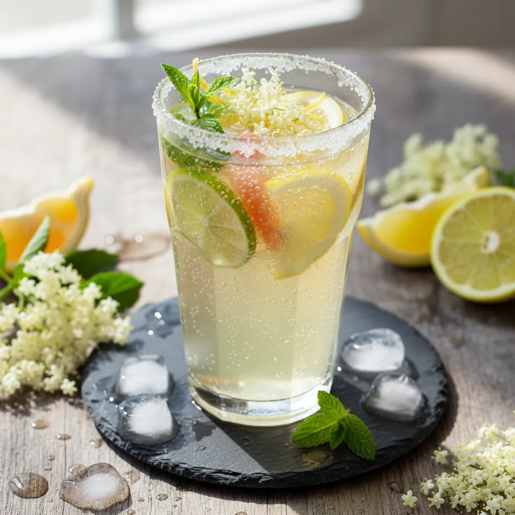 Elderflower Citrus Sparkling Refresher