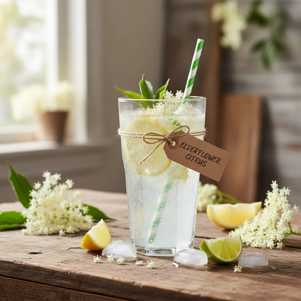 Elderflower Citrus Sparkling Refresher