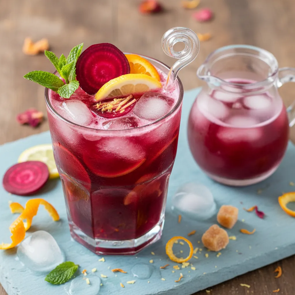 Frosty Beetroot and Ginger Citrus Refresher