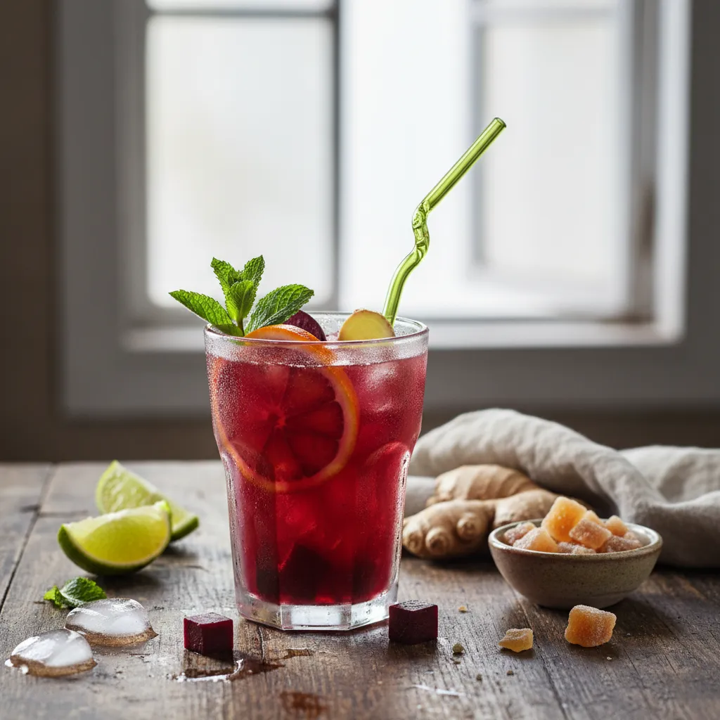 Frosty Beetroot and Ginger Citrus Refresher