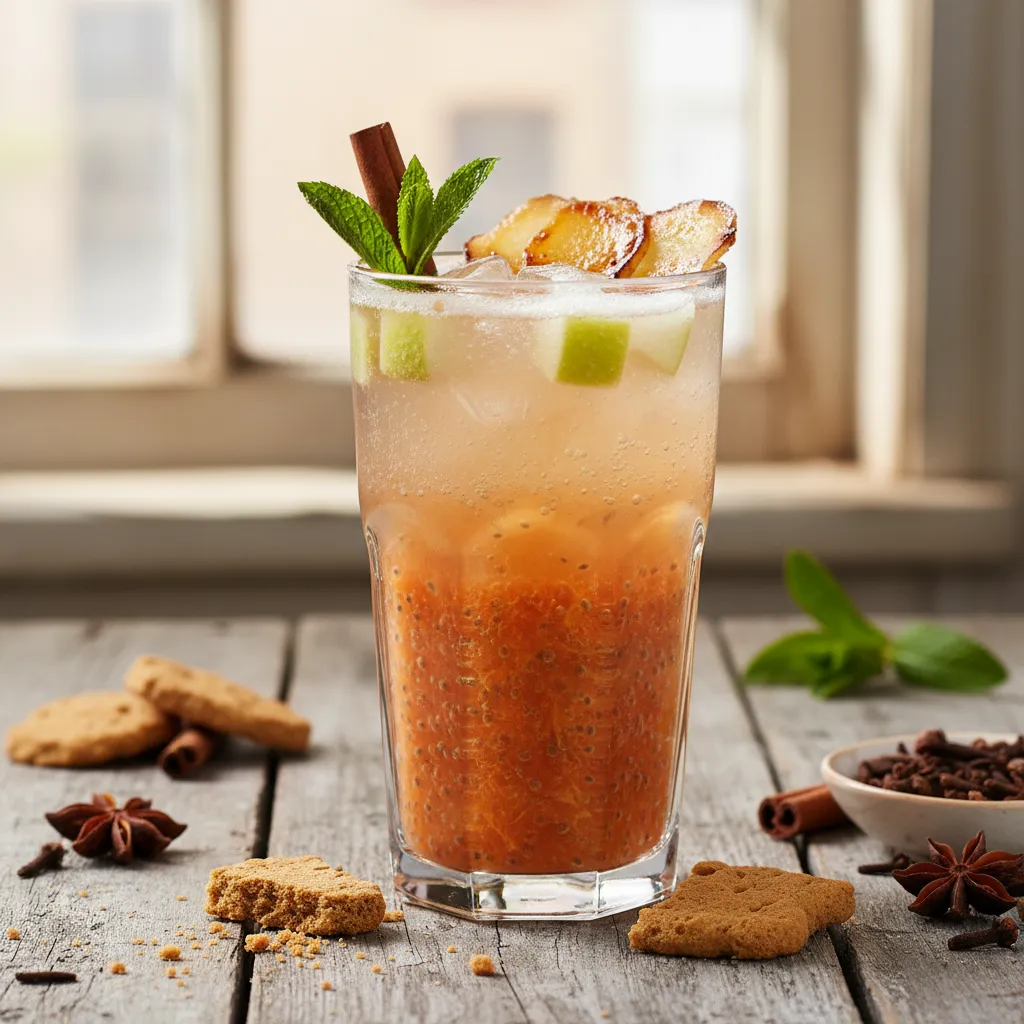 Ginger-Spiced Carrot-Apple Chia Refresher