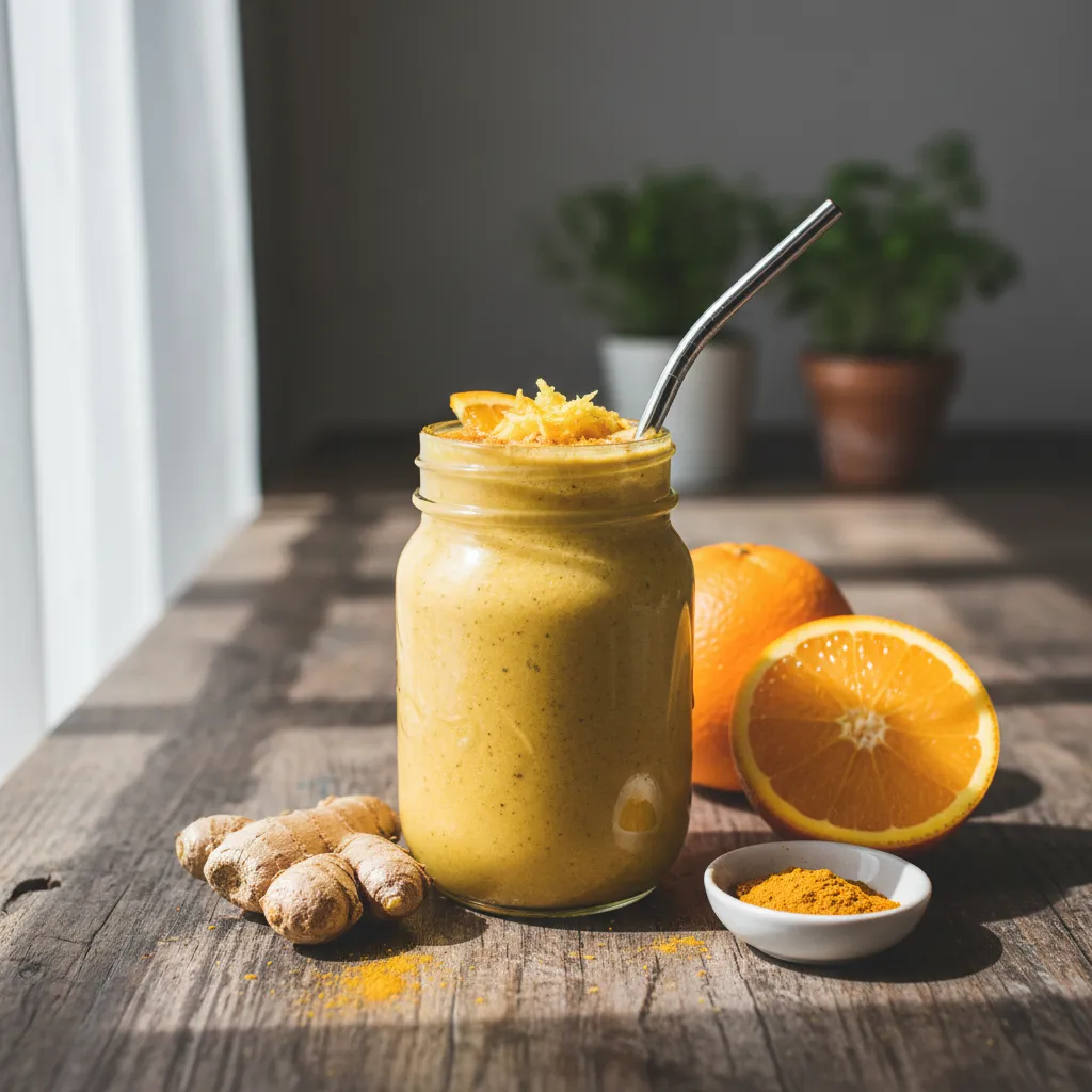 Ginger Citrus Turmeric Immunity Smoothie