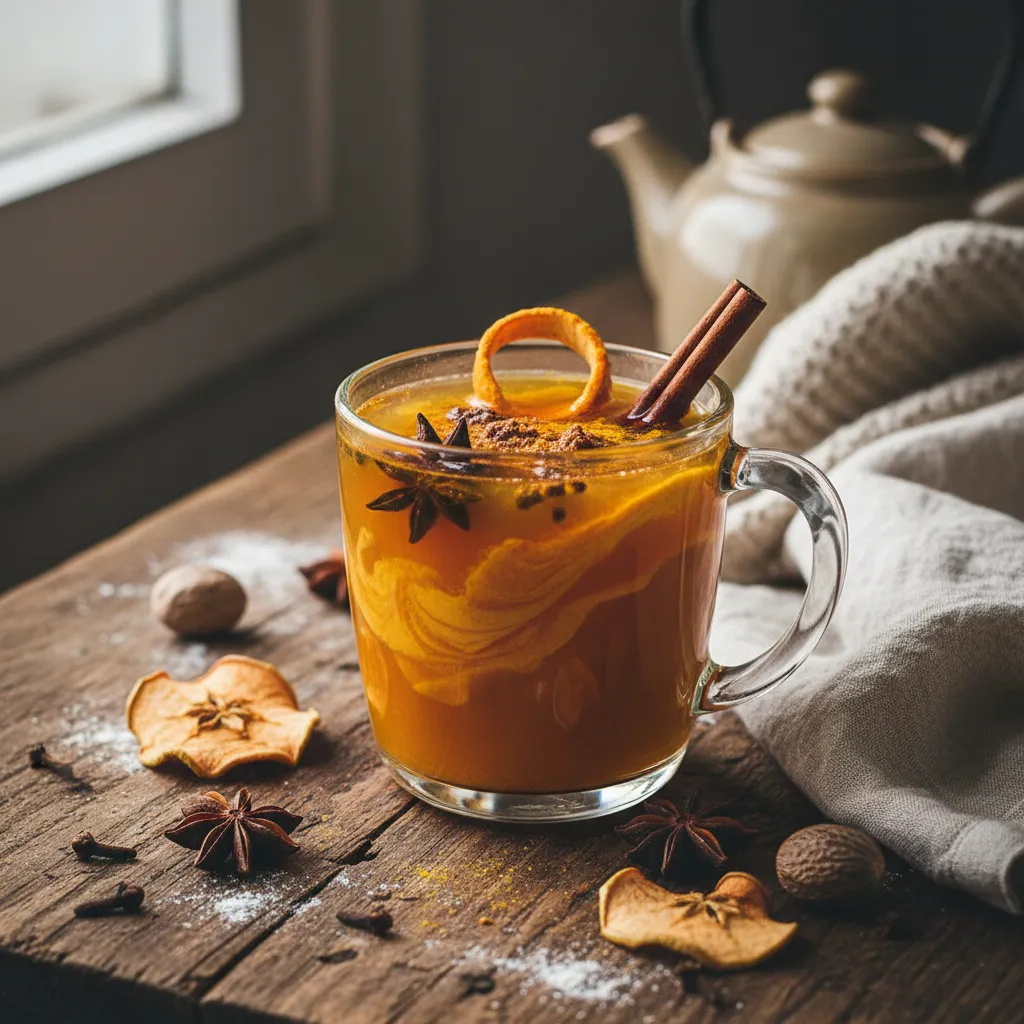 Gingerbread Apple Cinnamon Infusion with a Twist of Turmeric