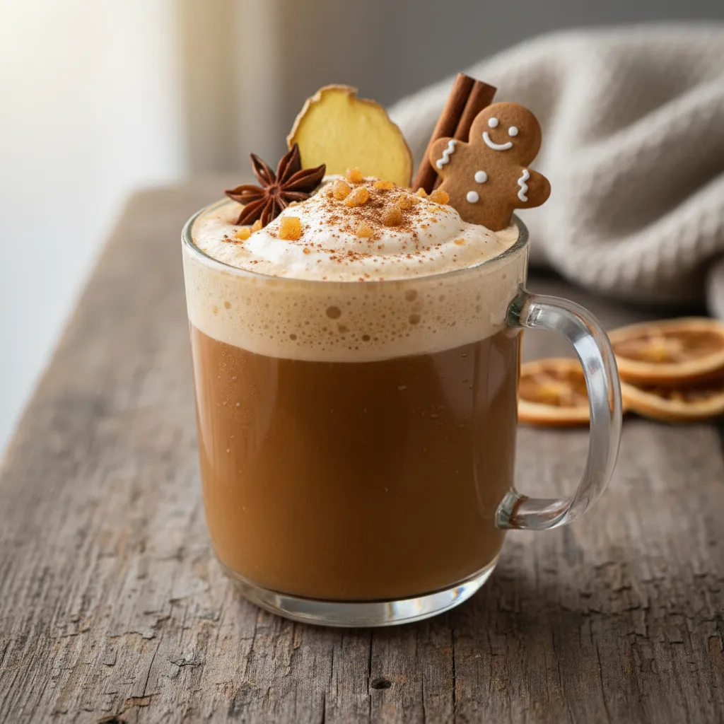 Gingerbread Chai Infusion with Pumpkin Foam