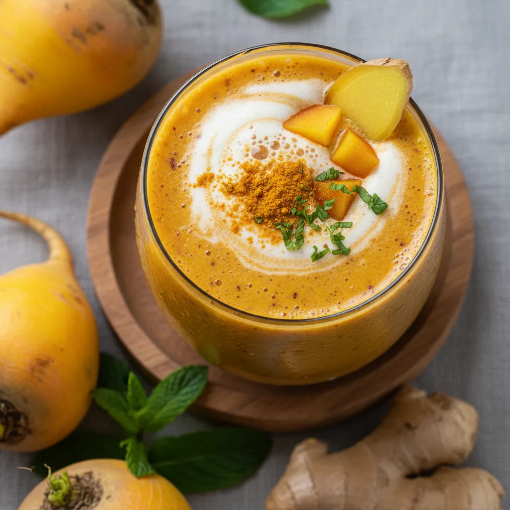 Golden Beet and Ginger Infusion Smoothie