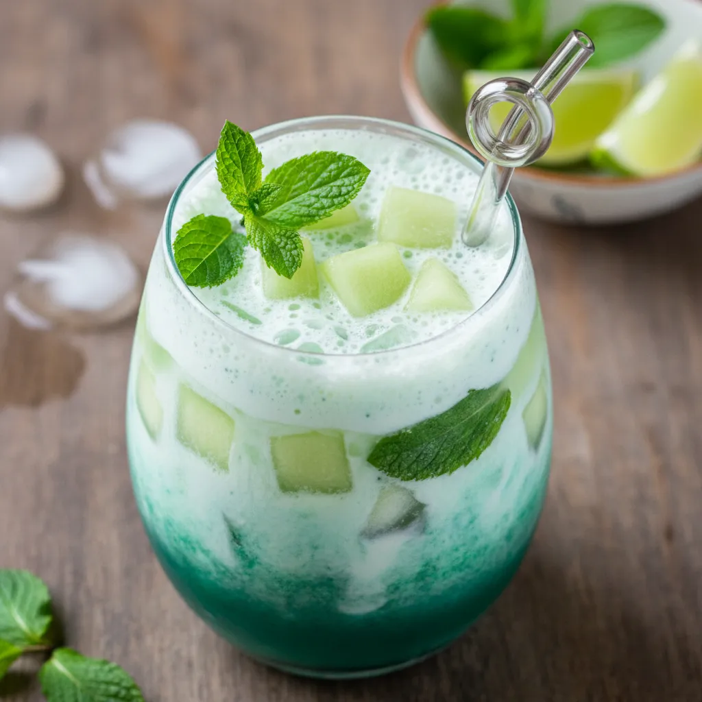 Honeydew Mint Spirulina Refresher