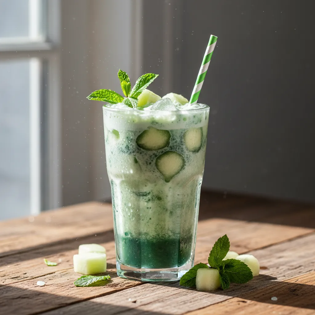 Honeydew Mint Spirulina Refresher