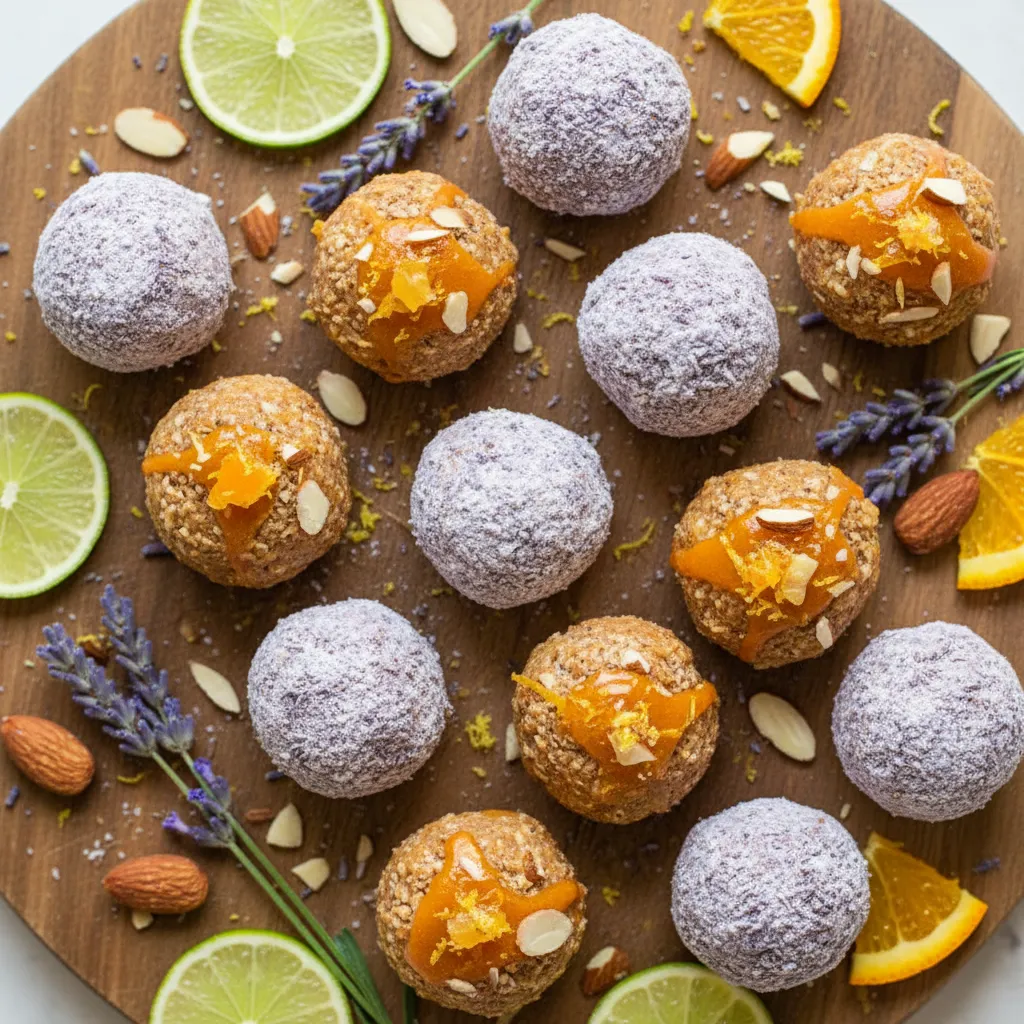 Lavender Citrus Almond Bliss Bites
