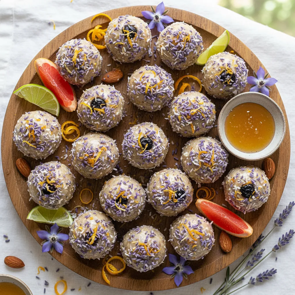 Lavender Citrus Bliss Energy Bites
