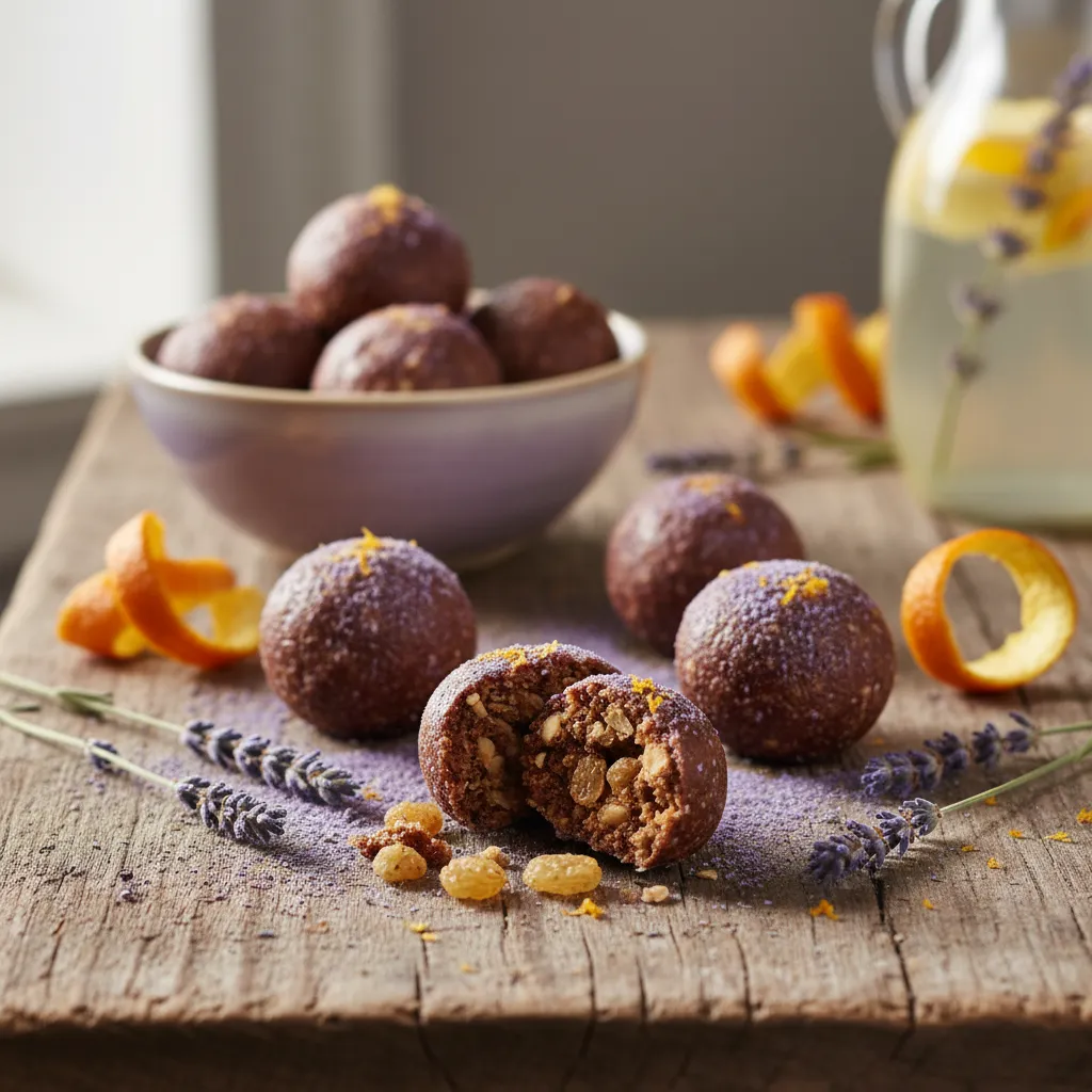 Lavender Citrus Bliss Energy Bites