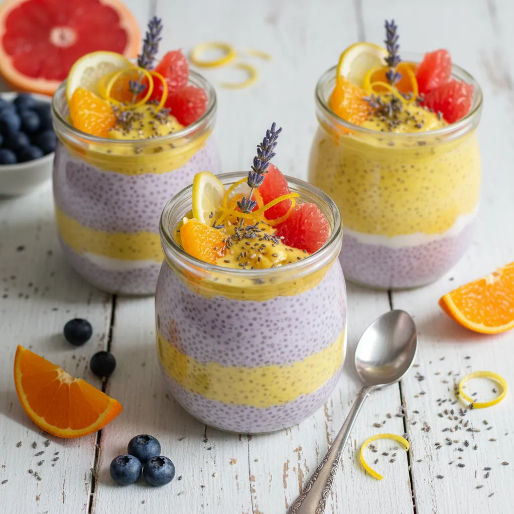 Lavender Citrus Chia Bliss Cups