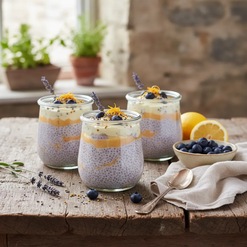 Lavender Citrus Chia Bliss Cups