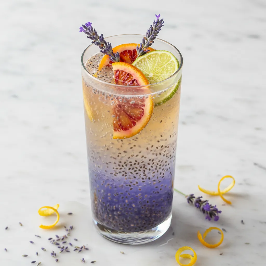 Lavender Citrus Chia Sparkler