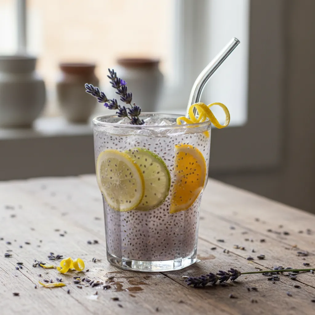 Lavender Citrus Chia Sparkler