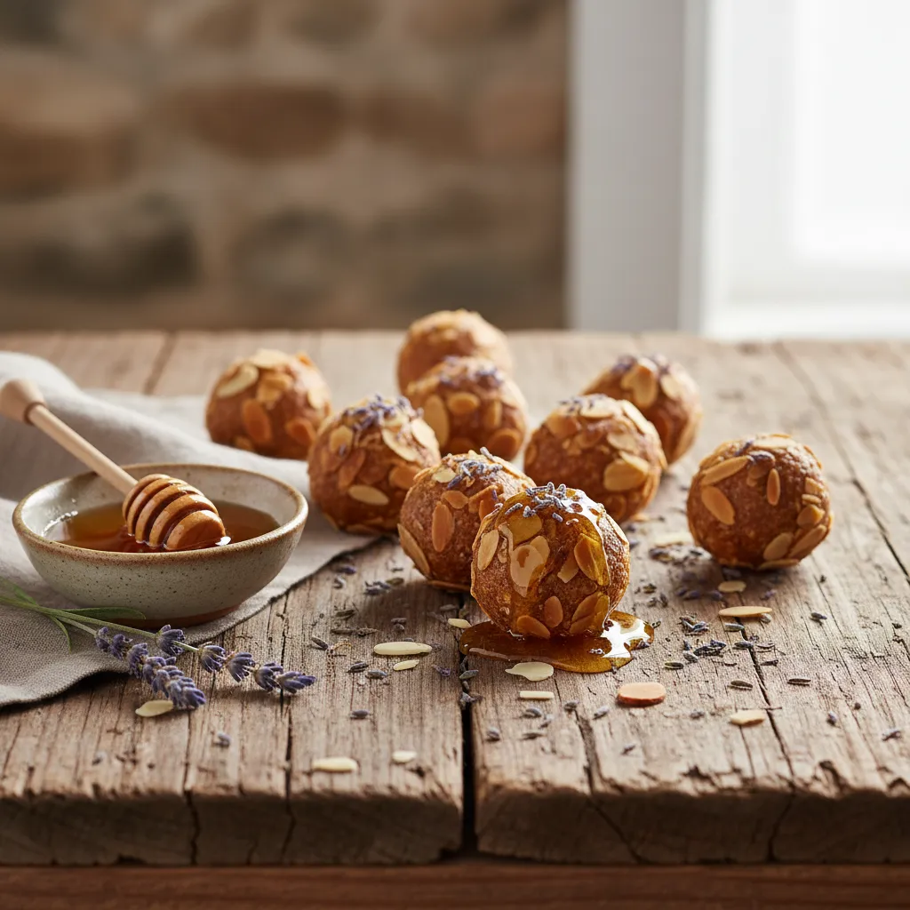 Lavender Honey-Infused Almond Bliss Bites