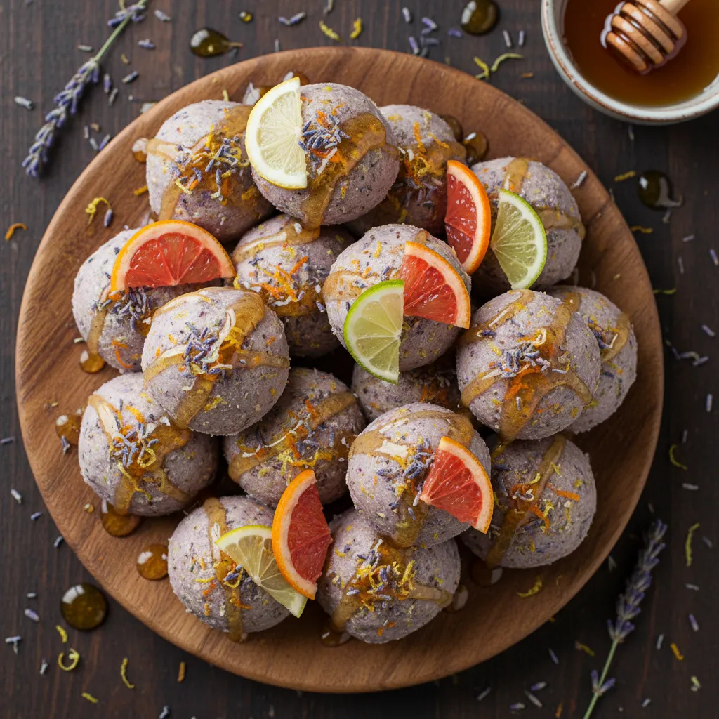 Lavender Honey Citrus Bliss Bites