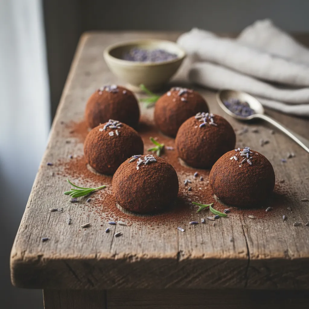 Lavender Infused Choco-Cacao Bliss Bites