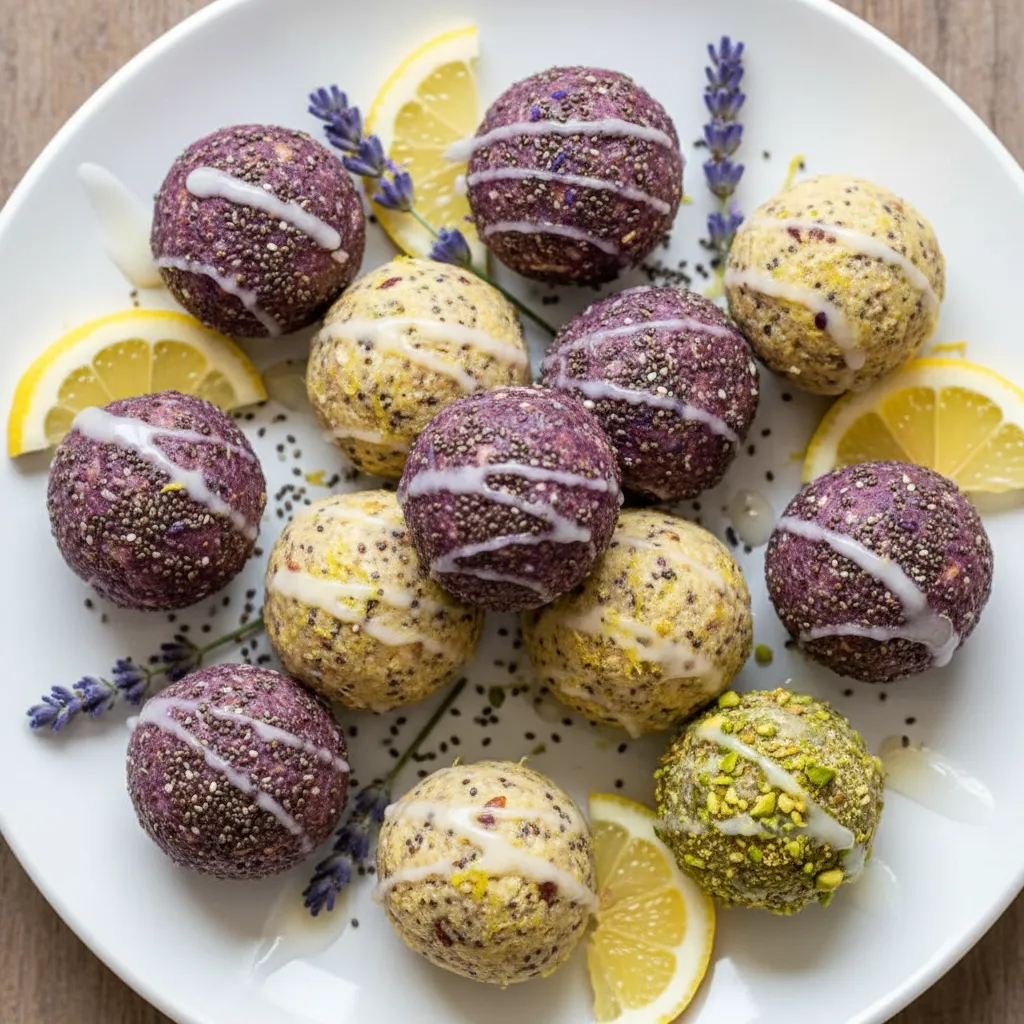 Lavender Lemon Chia Bliss Bites