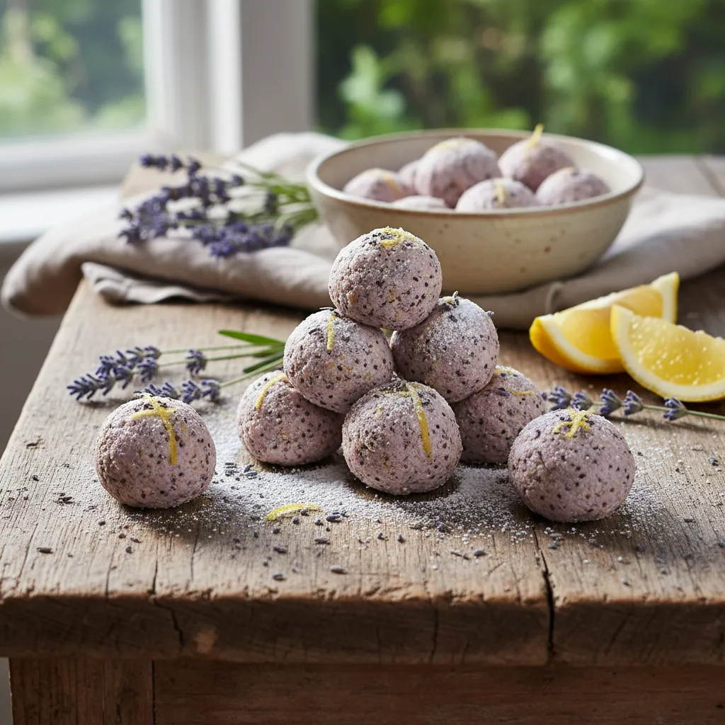 Lavender Lemon Chia Bliss Bites