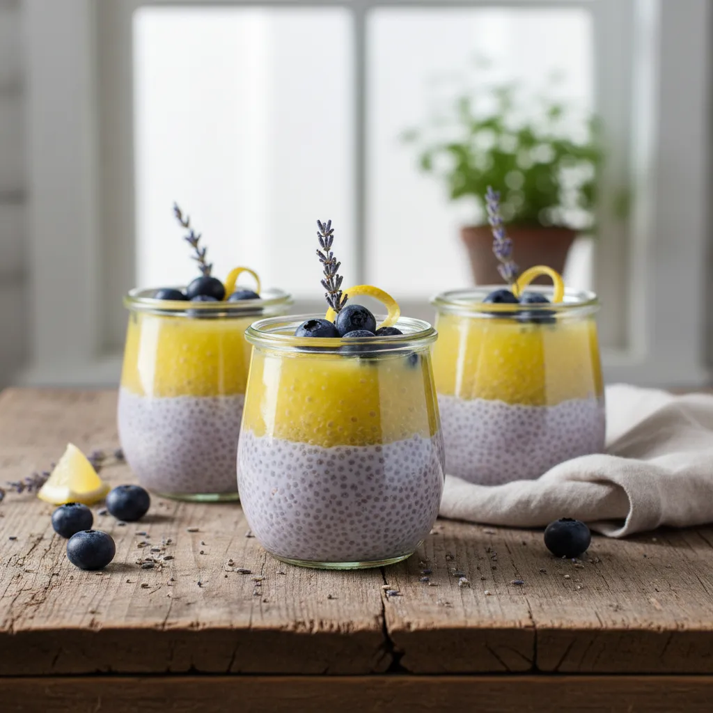 Lavender Lemonade Chia Gel Cups