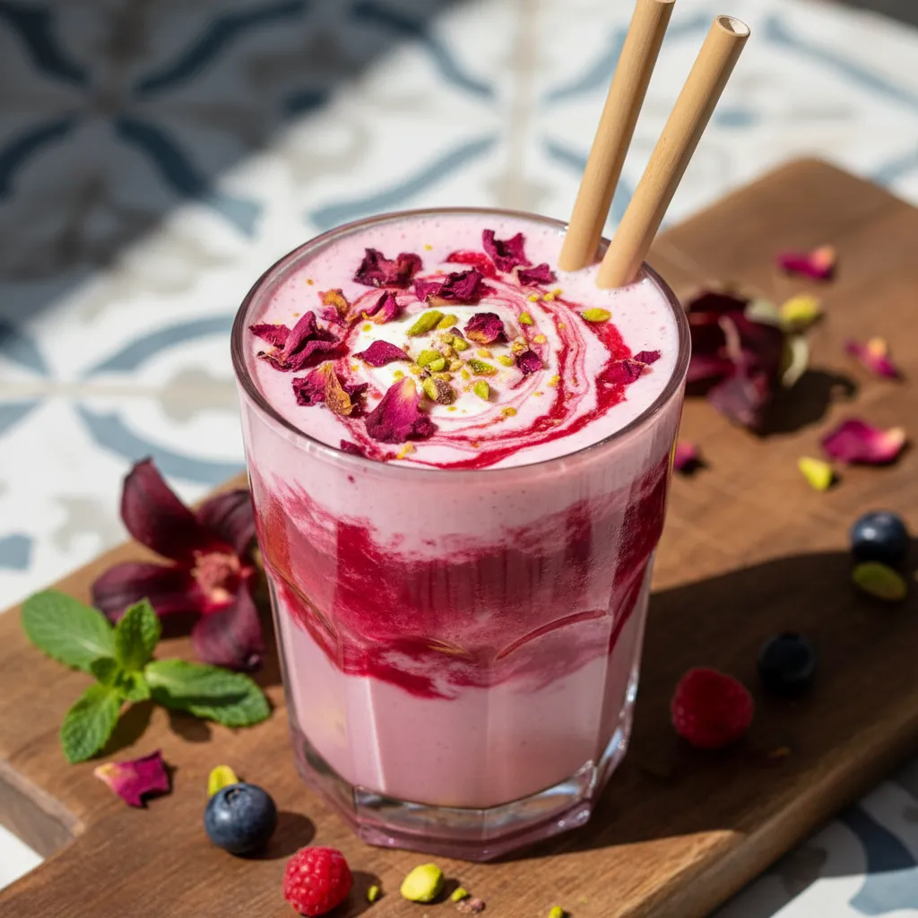 Lively Hibiscus Rose Infusion Smoothie