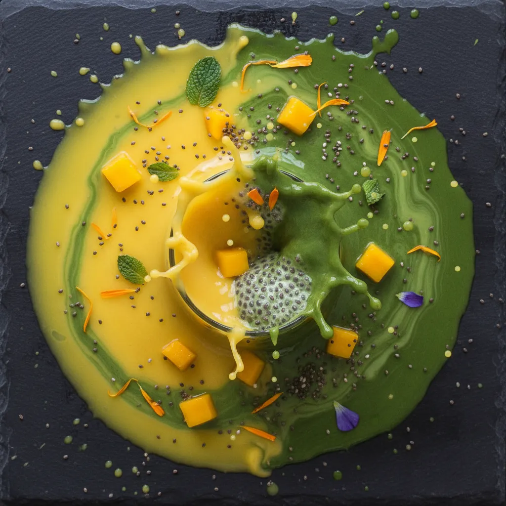 Mango Matcha Chia Infusion Splash