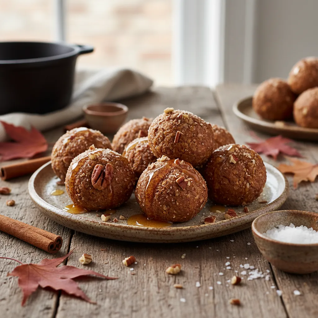 Maple Cinnamon Sweet Potato Energy Bites
